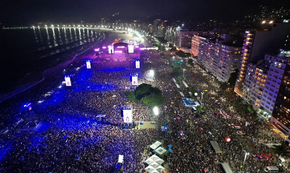 Show de Madonna reúne 1,6 milhão de pessoas em Copacabana W Notícias